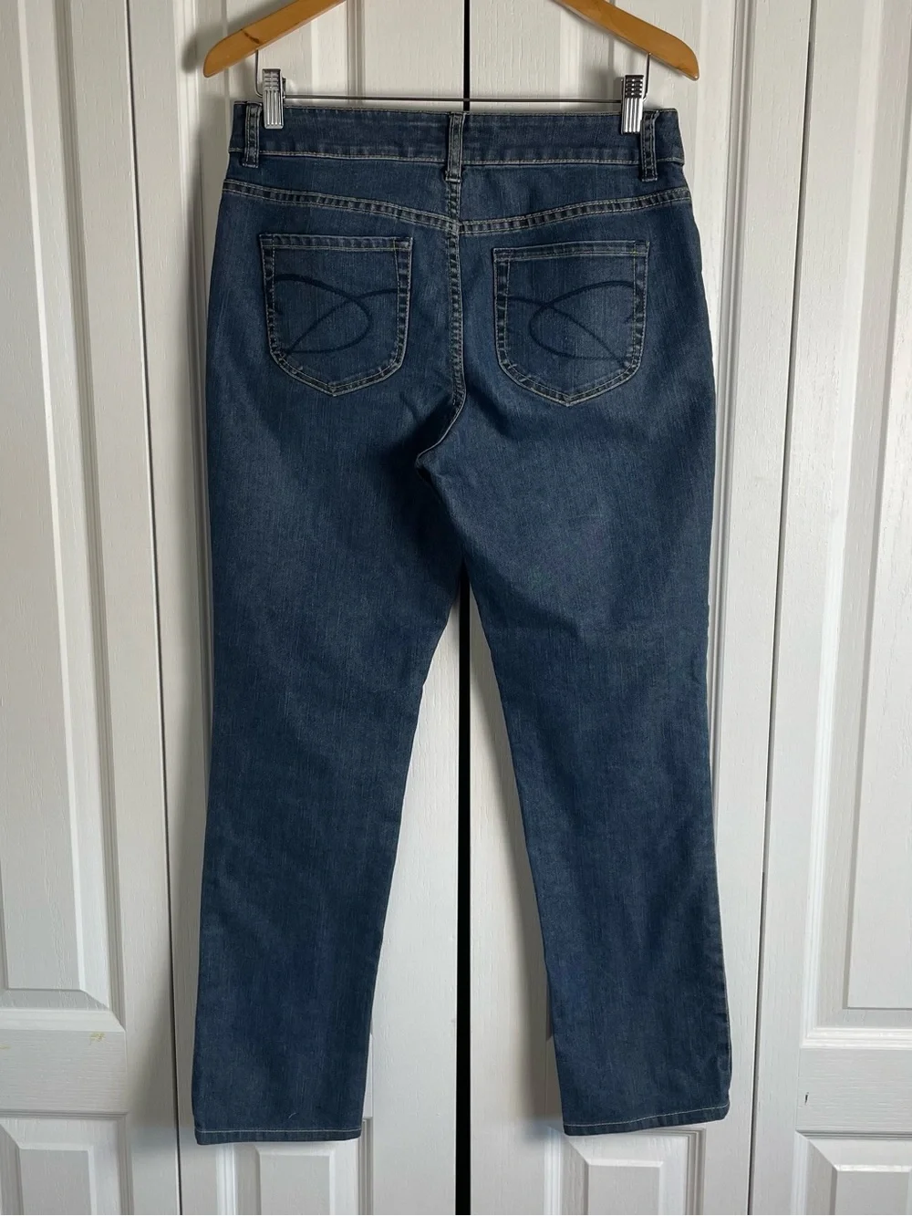 Chico's Platinum Denim Ultimate Fit Slim Leg Jeans Women’s Size 0.5 (S/6) Blue